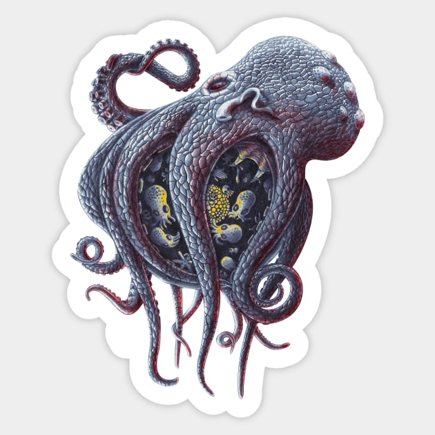 Keuppia Octopus Sticker by Mostafa Abdelmawla